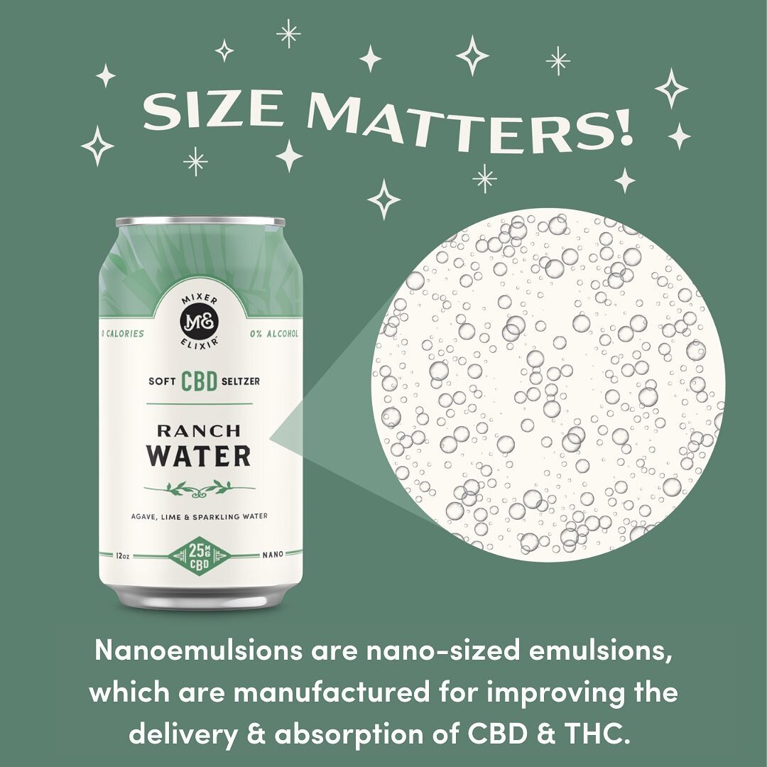 🫧 SIZE MATTERS! 🫧
Whether you&rsquo;re craving gummies or beverages, better ✨vibe delivery ✨ is here with nano-technology! 
How do you nano? 😎
#zeroproof #refreshing #chill #drybar #mocktails #zeroproofnation #seltzer #ranchwater #nanotechnolog